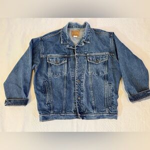 Vintage Gap Workforce Denim Jean Jacket Adult Size Small